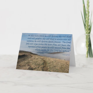 Roman Catholic Old Testament Sympathy Card