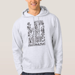 Roman Catholic Saint Christopher Devotional Art Hoodie