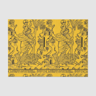 Roman Catholic Saint Christopher Tissue Paper