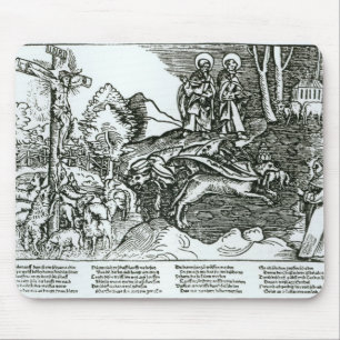 Roman Catholicism and Lutheranism Contrasted Mouse Pad