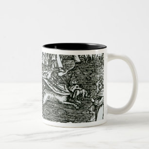 Roman Catholicism and Lutheranism Contrasted Two-Tone Coffee Mug