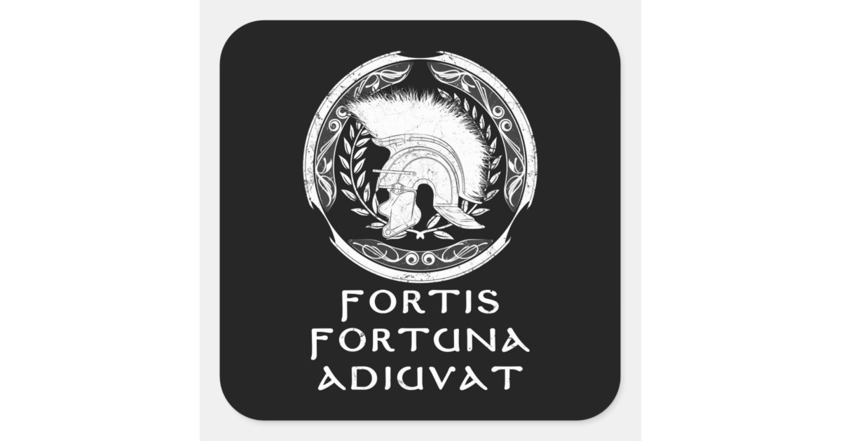 Fortis Fortuna Adiuvat Sticker