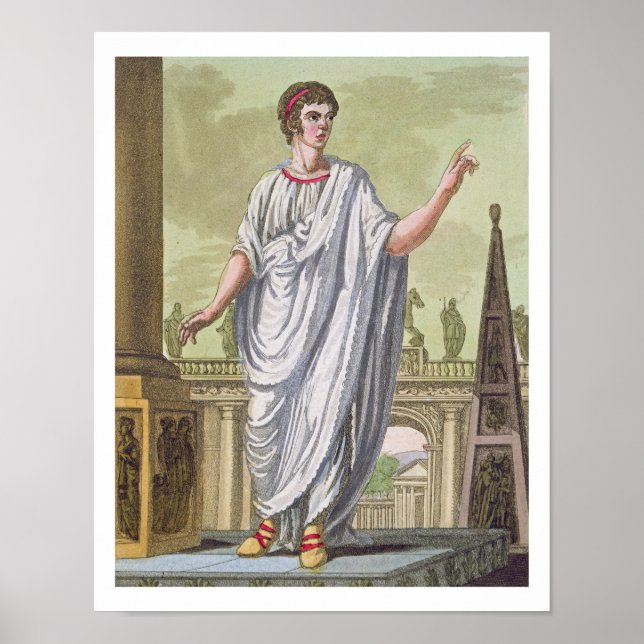 Roman Citizen Claiming Employment, from 'L'Antica Poster (Front)