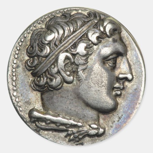 Roman Coin Classic Round Sticker
