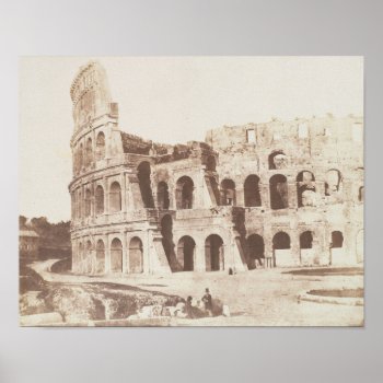 Roman Coliseum Antique Photo From 1846 Poster by Sideview at Zazzle