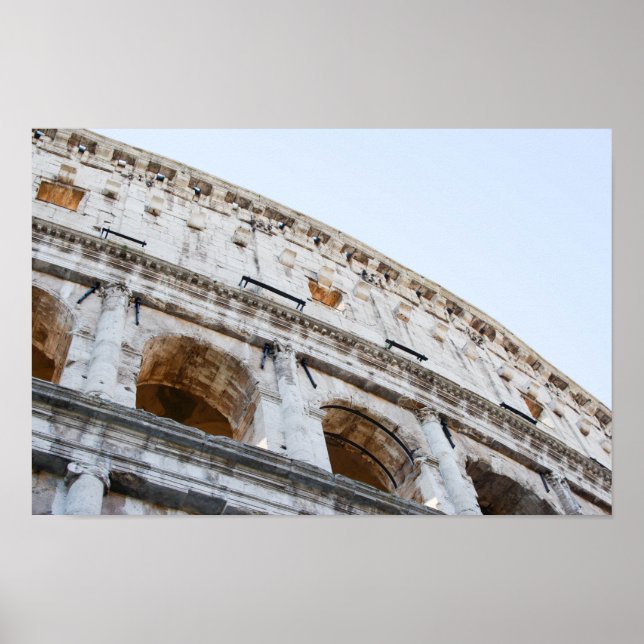 Roman Coliseum in the Morning Poster (Front)