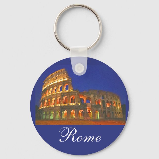 Roman Coliseum Keychain (Front)