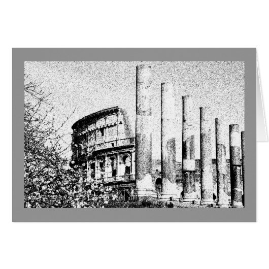 Roman Coliseum, Rome Italy Cards (Front Horizontal)