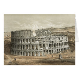 Roman Coliseum Vintage Art