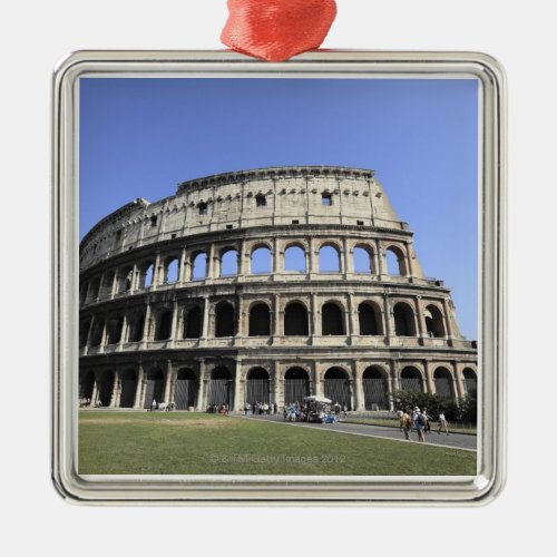Roman Colosseum Lazio Italy Metal Ornament