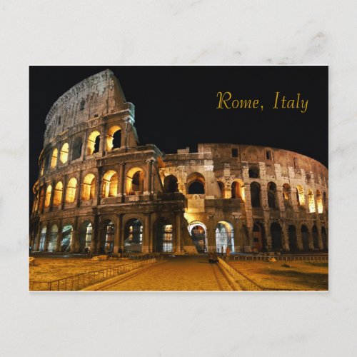 Roman Colosseum Postcard
