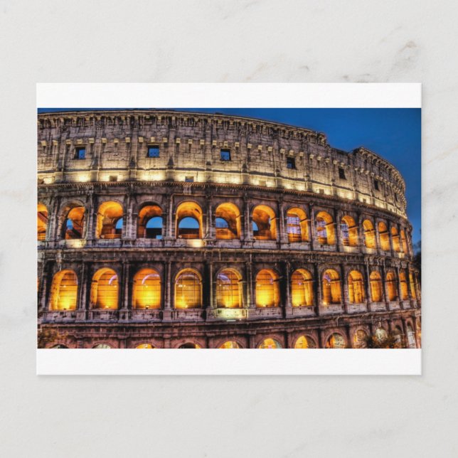 Roman Colosseum Postcard (Front)