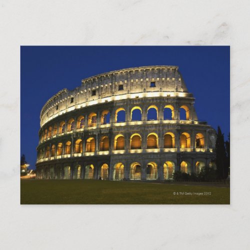 Roman Colosseum Rome Italy 3 Postcard