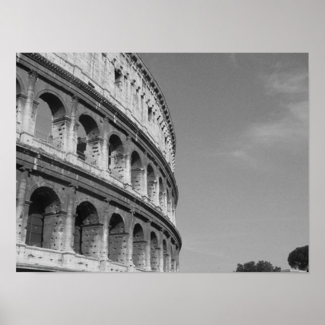 Roman Colosseum Side Photo Print (Front)