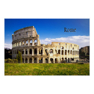 Roman Colosseum Sports Arena Poster