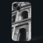 Roman Colosseum with Architectural Drawings iPhone 13 Case<br><div class="desc">A picture of the Roman Colosseum complete with architectural drawings of the archways. One of the new seven wonders of the world,  the style of the building still influences modern design. A great gift for someone who loves architecture or studying ancient Rome.</div>