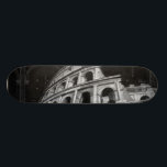 Roman Colosseum with Architectural Drawings Skateboard Deck<br><div class="desc">A picture of the Roman Colosseum complete with architectural drawings of the archways. One of the new seven wonders of the world,  the style of the building still influences modern design. A great gift for someone who loves architecture or studying ancient Rome.</div>