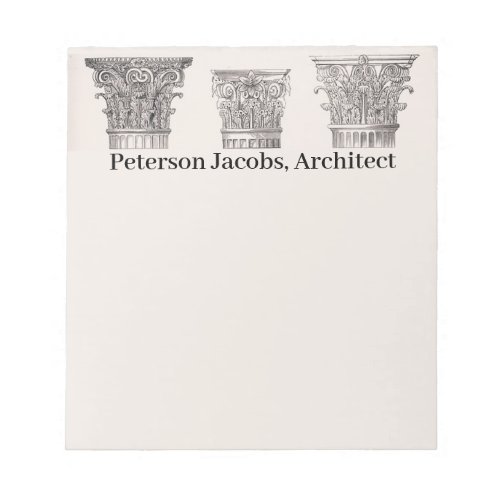 Roman Columns Corinthian Style Architecture Notepad