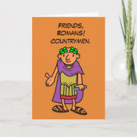 Roman Emperor Happy Birthday Greetings Card