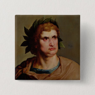Roman Emperor, possibly Nero  c.1625-30 Pinback Button