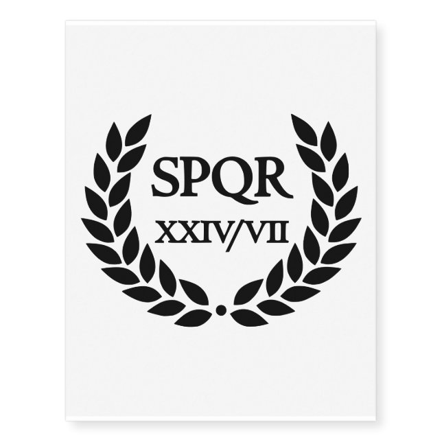 Roman Empire 24/7 Temporary Tattoos (Front)