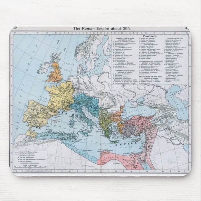 Roman Empire 395 AD Mousemat Mouse Pad (Front)