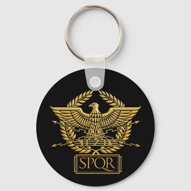 Roman Empire Aquila Eagle Keychain (Front)