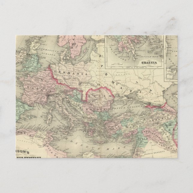 Roman Empire at the Time of Christ Postcard (Front)