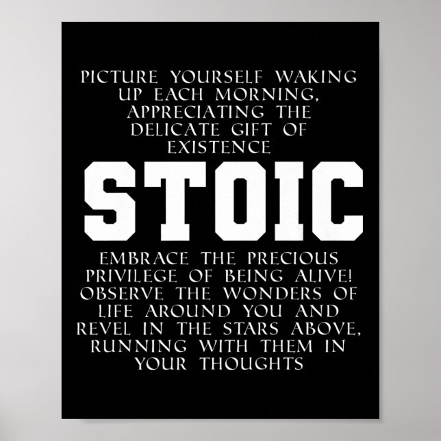 Roman Empire Book Quote Marcus Aurelius Gratirude  Poster (Front)