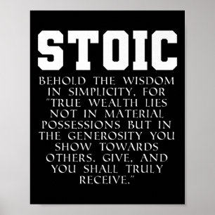 Roman Empire Book Stoic Quote Premium Poster