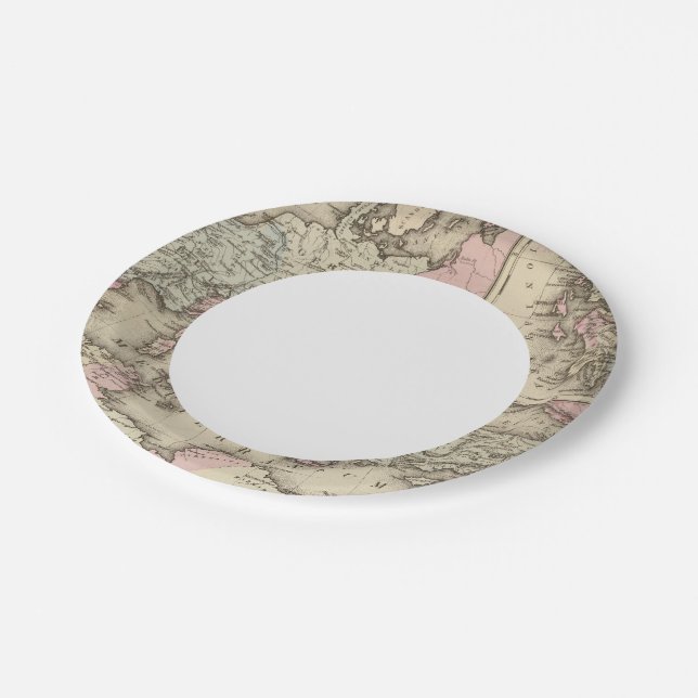 Roman Empire, Greece Paper Plates (Angled)