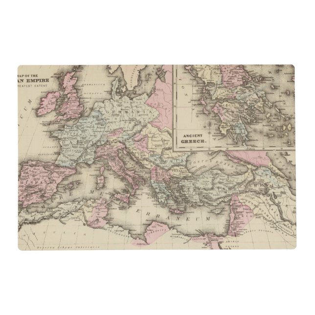 Roman Empire, Greece Placemat (Front)