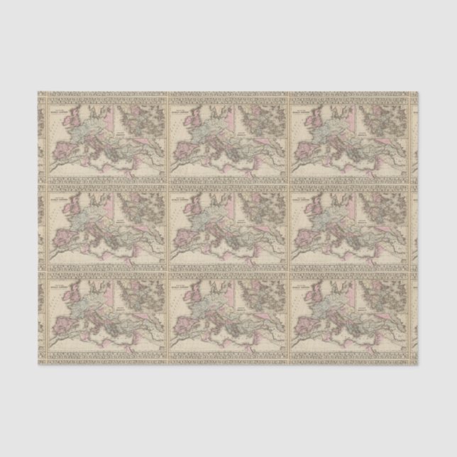 Roman Empire, Greece Tissue Paper (Front)