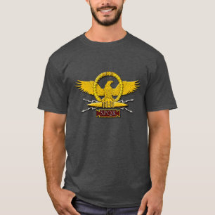 Roman Empire SPQR Eagle Emblem and Wreath t-shirt