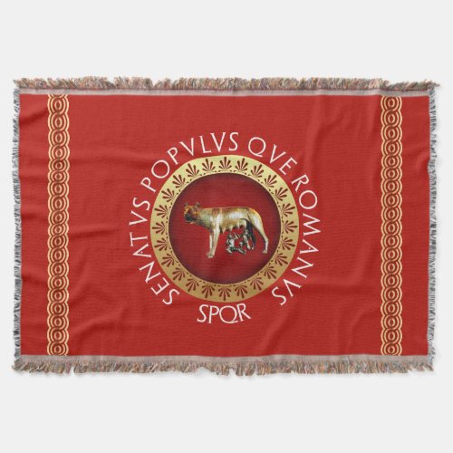 Roman Empire Style Throw Blanket