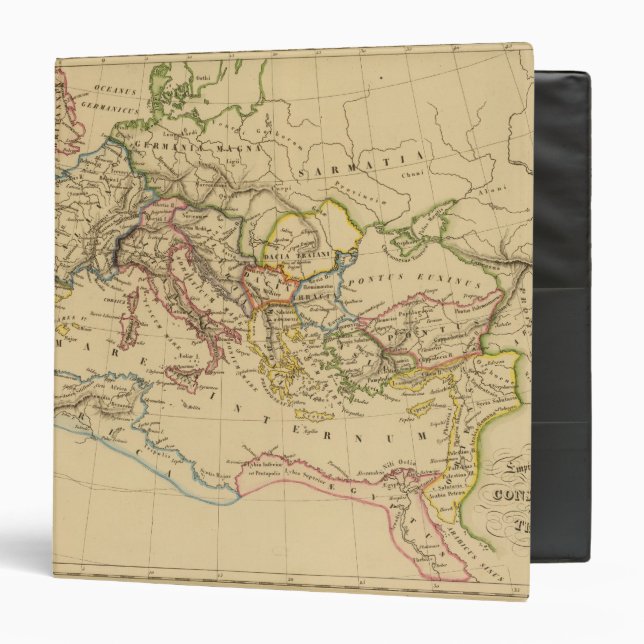 Roman Empire under Constantine and Trajan 3 Ring Binder (Front/Inside)