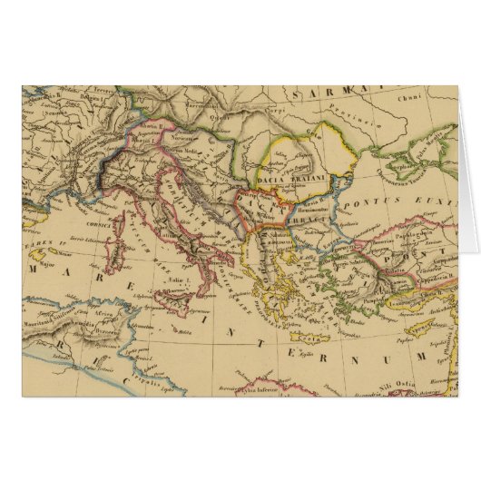Roman Empire under Constantine and Trajan Cards (Front Horizontal)