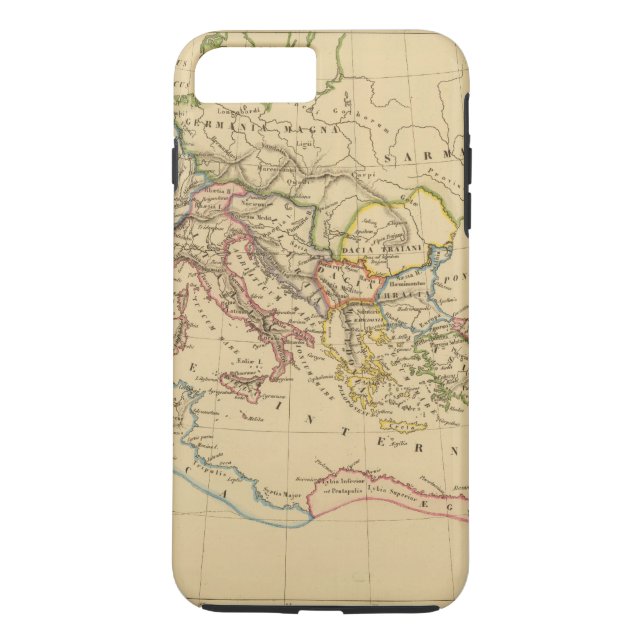 Roman Empire under Constantine and Trajan Case-Mate iPhone Case (Back)
