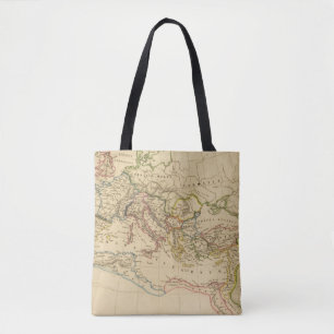 Roman Empire under Constantine and Trajan Tote Bag