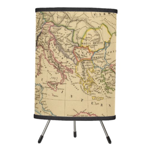 Roman Empire under Constantine and Trajan Tripod Lamp