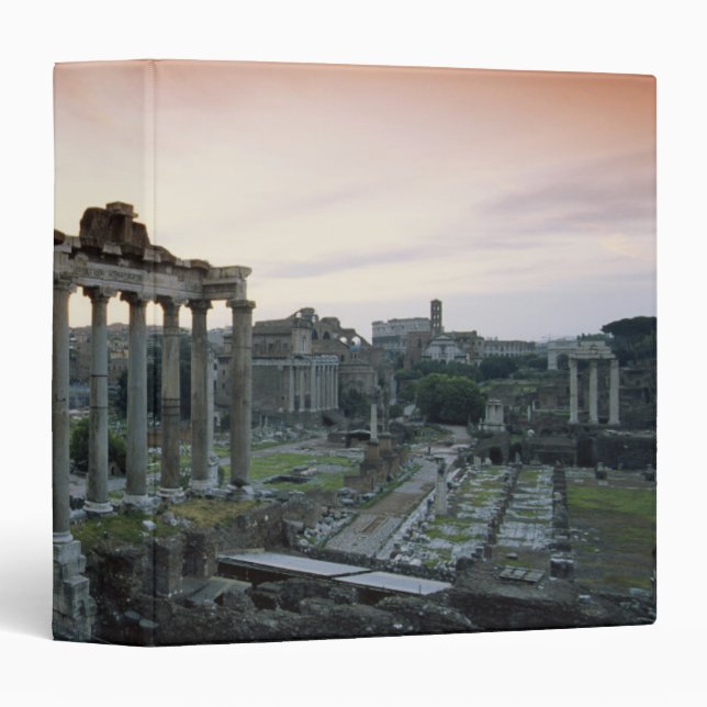 Roman Forum at dawn 3 Ring Binder (Front/Spine)