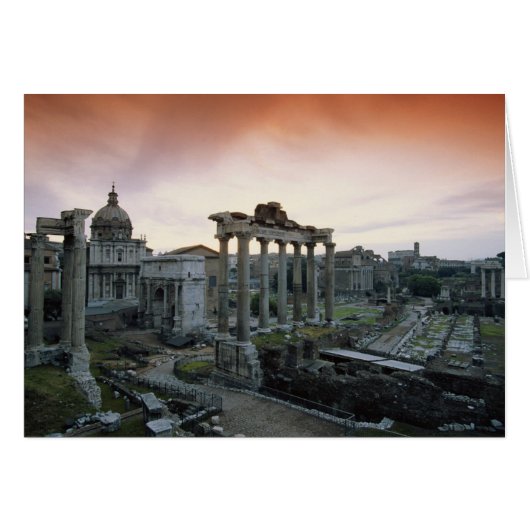 Roman Forum at dawn Cards (Front Horizontal)