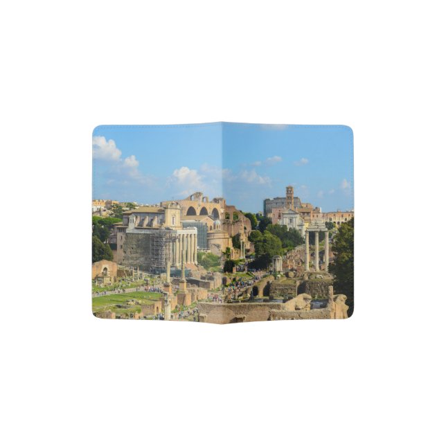 Roman Forum in Rome Passport Holder (Opened)