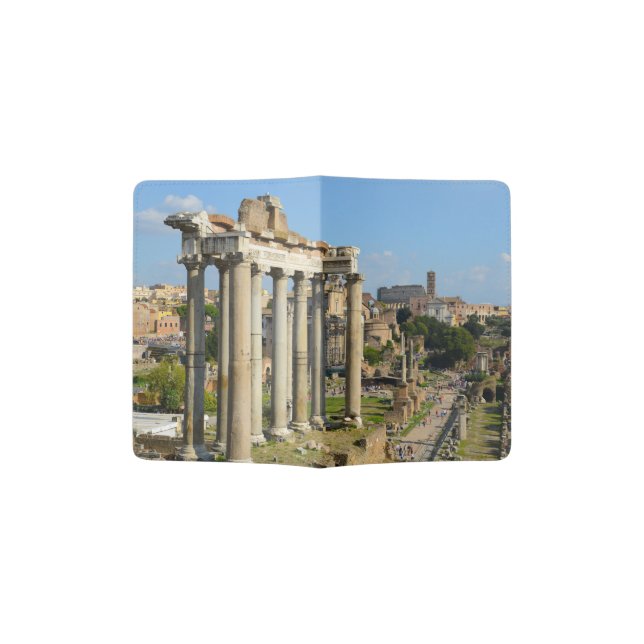 Roman Forum in Rome Passport Holder (Opened)
