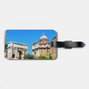 Roman forum luggage tag