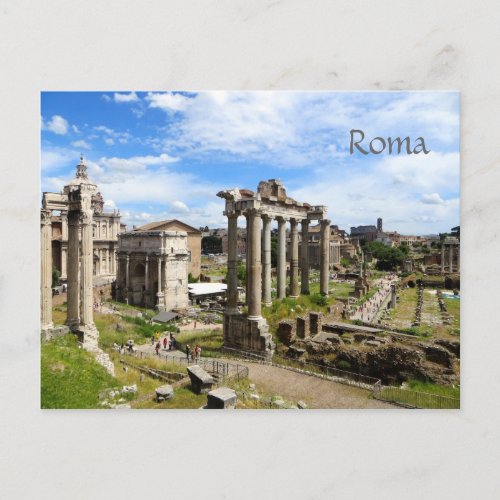 Roman Forum Postcard