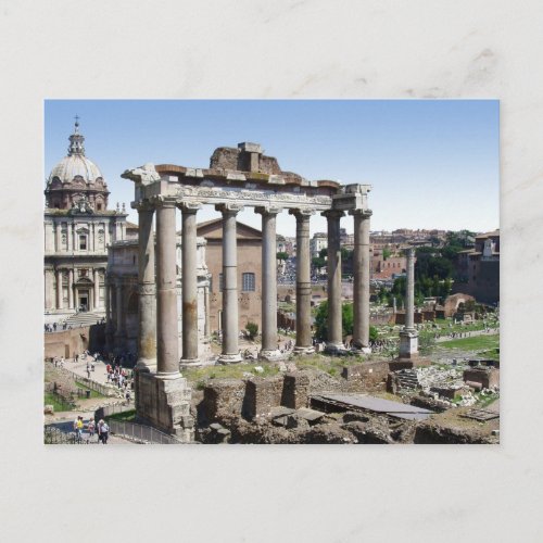 Roman Forum Postcard