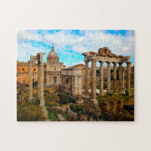 Roman Forum  Rome Italy Jigsaw Puzzle