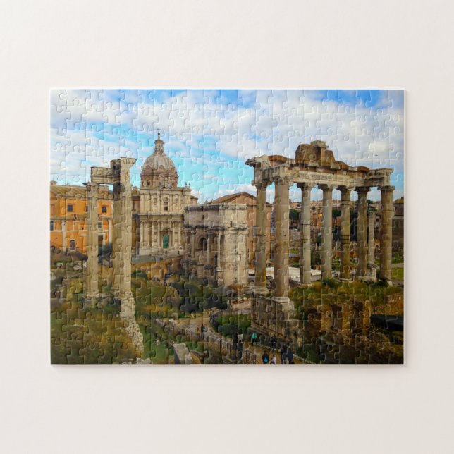 Roman Forum , Rome, Italy. Jigsaw Puzzle (Horizontal)