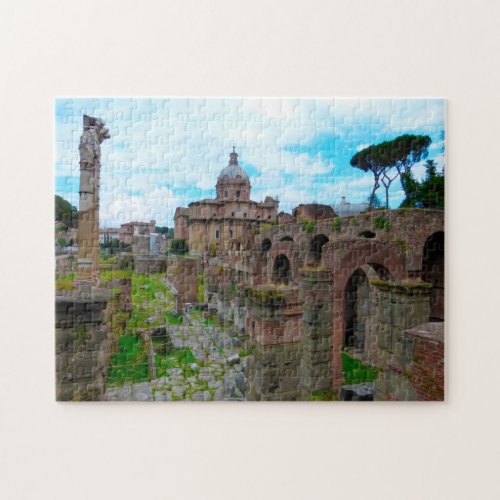 Roman Forum  Rome Italy Jigsaw Puzzle
